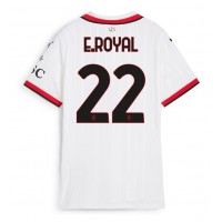 Maglia Calcio AC Milan Emerson Royal #22 Seconda Divisa Donna 2024-25 Manica Corta